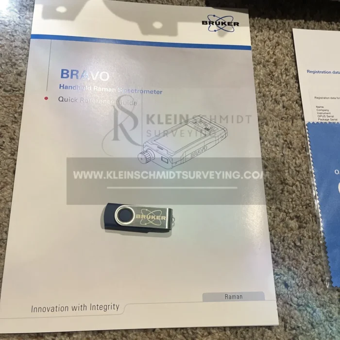 Bruker Bravo Handheld Portable Raman Spectrometer | Kleinschmidt Surveying