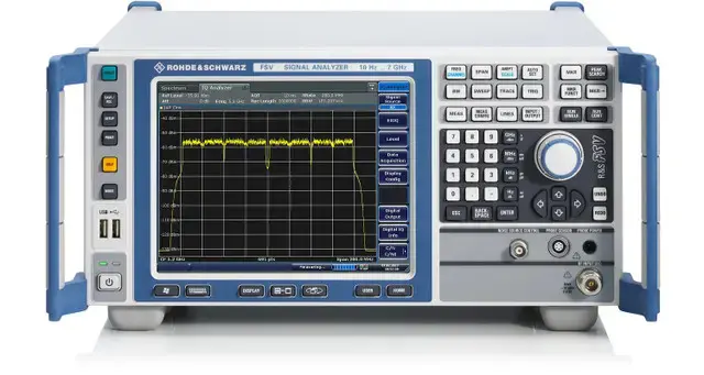 Rohde & Schwarz FSV7 Signal and Spectrum Analyzer, /B4 /K9, 9 kHz to 7 GHz