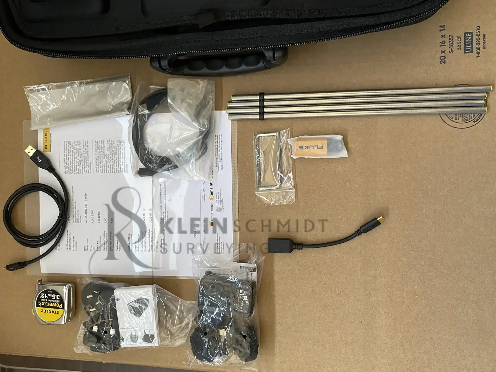 Fluke 831 Laser Shaft Alignment Tool System 22 Fluke 831 for sale