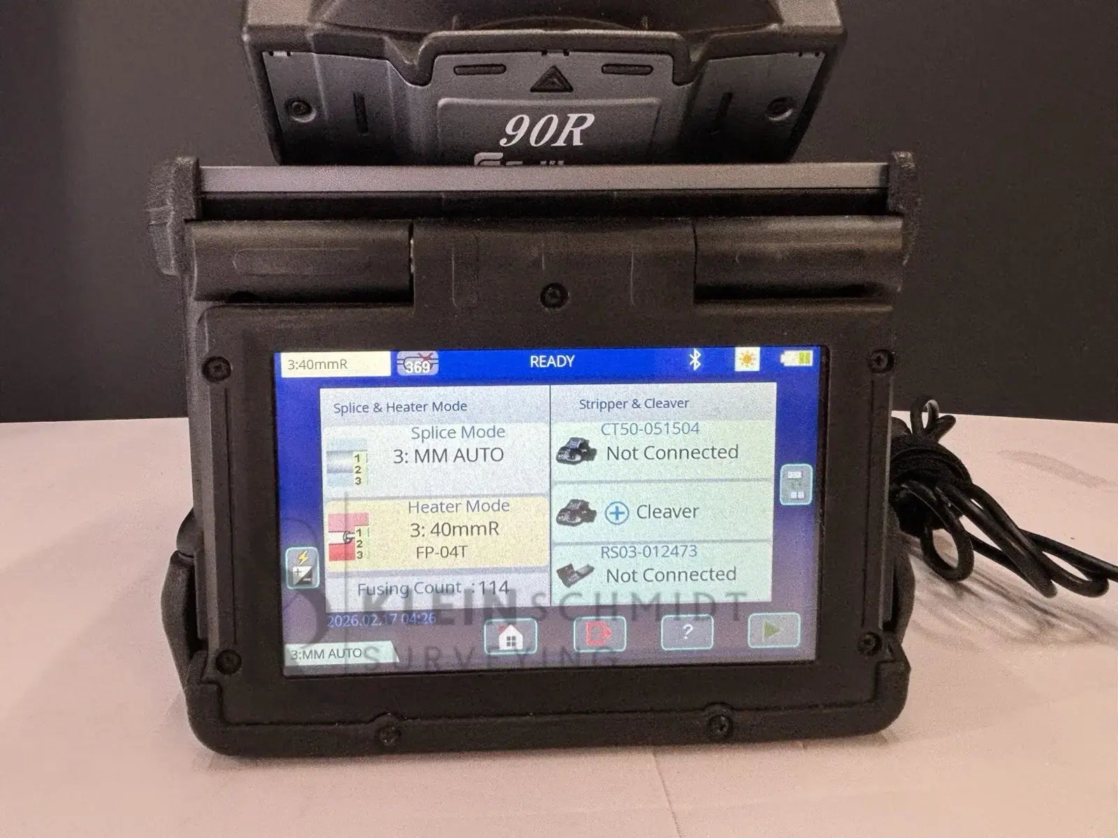 Fujikura 90R SM MM Ribbon Fiber Fusion Splicer w/ CT-50 Cleaver FSM-90R 22 Fujikura 90R for sale